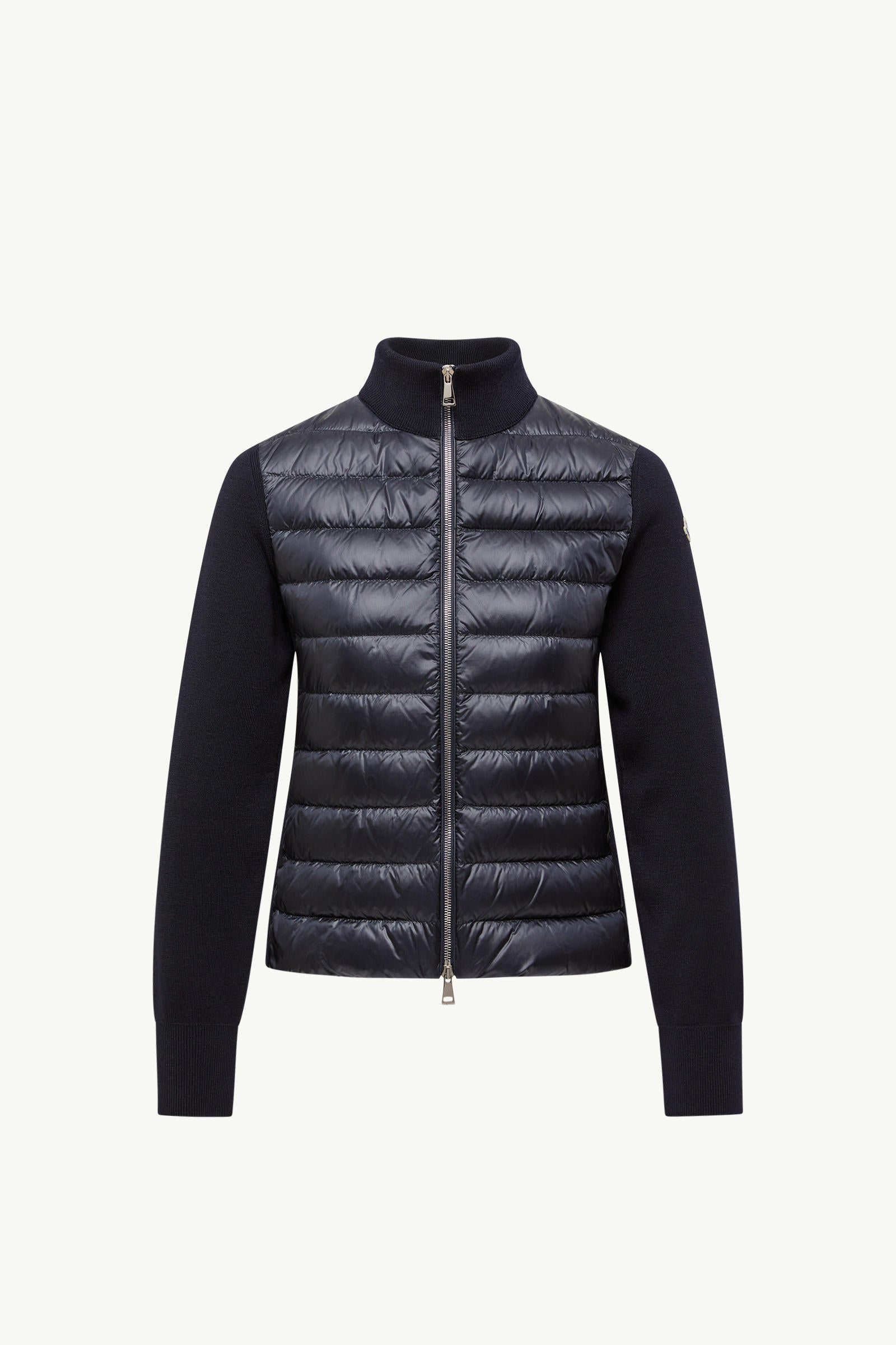 Cardigan zippé en laine matelassé – Moncler